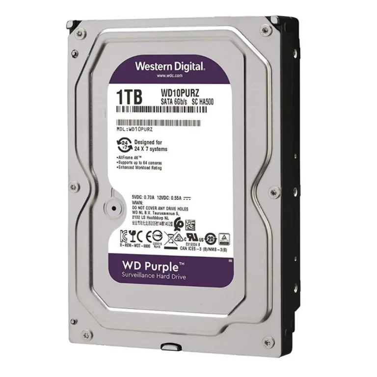 WD Purple 2TB CCTV Hard Disk Drive
