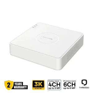 4-ch 1080P Mini 1U H.265 AcuSense DVR (iDS-7104HQHI-M1/S)