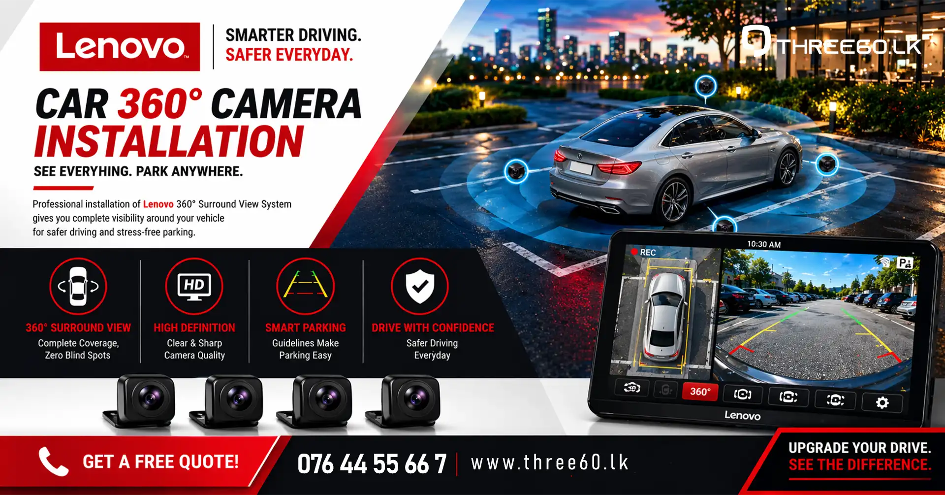 Car 360 camera instalation in Colombo Sir lanka