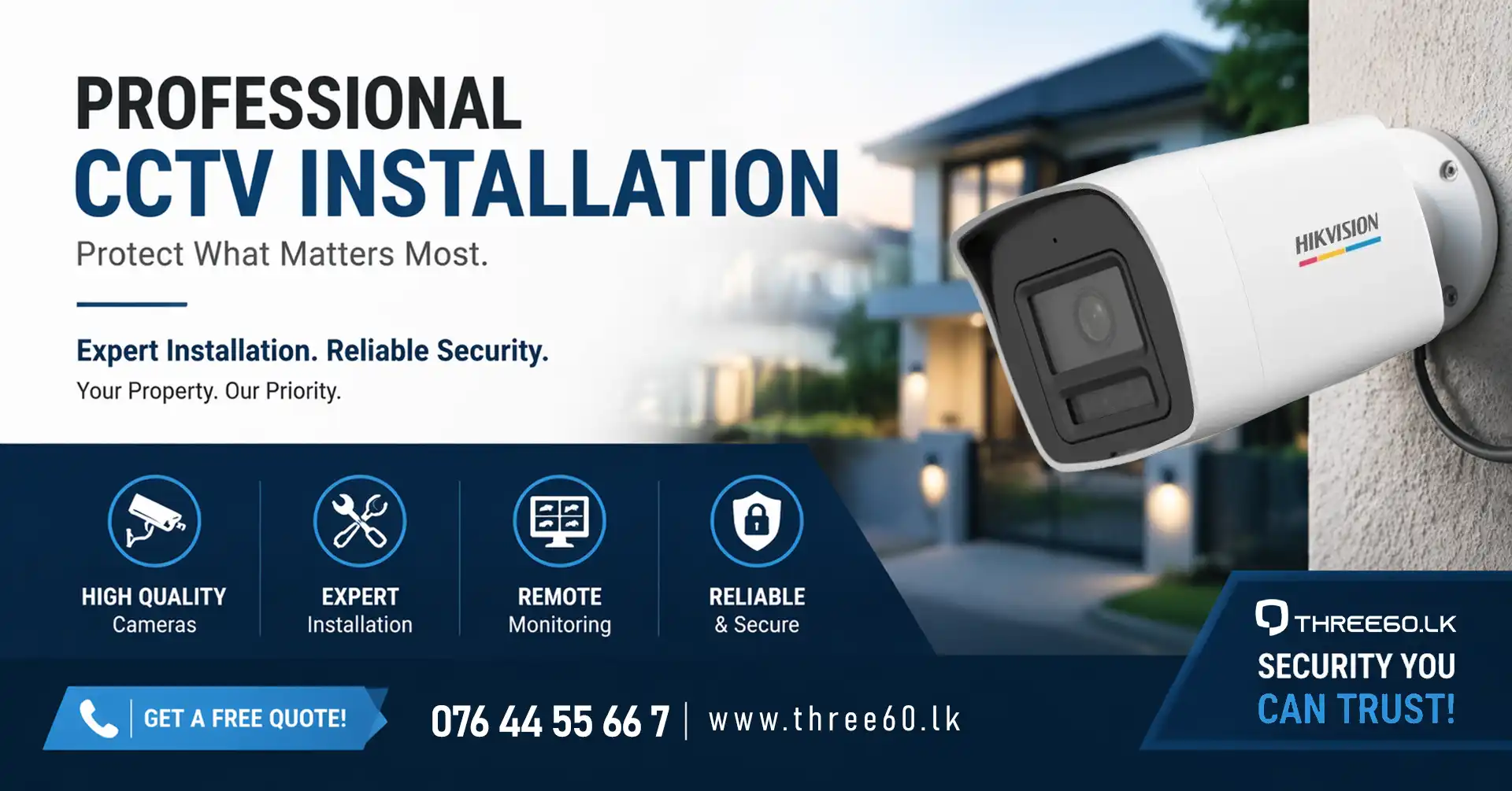 Professional CCTV instalation in Colombo Sir lanka